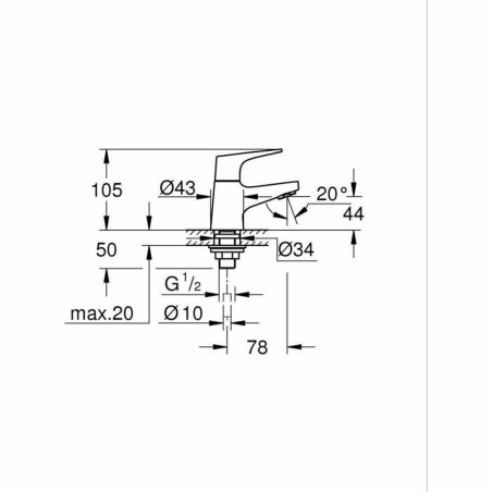 Rubinetto Grohe Start Flow