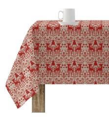 Tovaglia antimacchia Belum Merry Christmas Rossa 200 x 150 cm