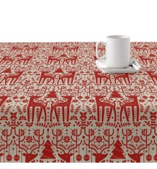 Tovaglia antimacchia Belum Merry Christmas Rossa 200 x 150 cm