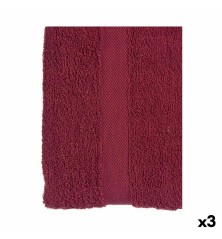 Telo da bagno Rosso Granato 90 x 0,5 x 150 cm (3 Unità)