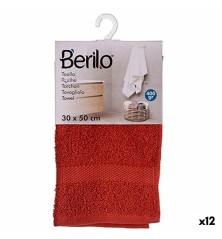 Telo da bagno Color ruggine 30 x 50 cm (12 Unità)