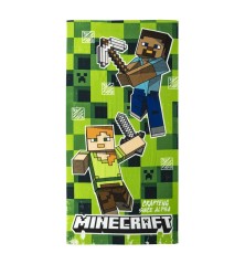 Telo da Mare Minecraft Verde 100 % poliestere 70 x 140 cm