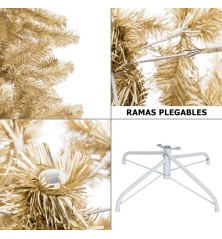 Albero di Natale Oro Metallo Plastica 70 x 70 x 150 cm