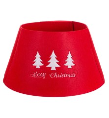 Base per albero di Natale 57 x 57 x 28 cm Rosso