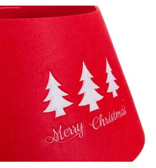 Base per albero di Natale 57 x 57 x 28 cm Rosso