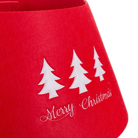 Base per albero di Natale 57 x 57 x 28 cm Rosso