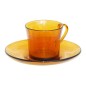 Tazza con Piatto Duralex Ambra (6 Pezzi)