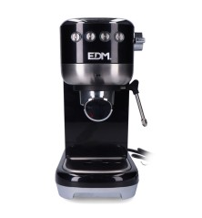 Caffettiera Express a Leva EDM Nero 2 Tazze 1,3 L