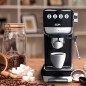 Caffettiera Express a Leva EDM Nero 2 Tazze 1,3 L