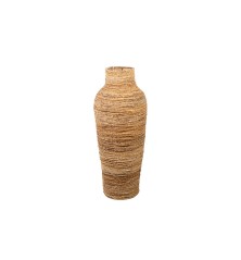 Vaso da pavimento Alexandra H. Fibra naturale 35 x 90 x 35 cm