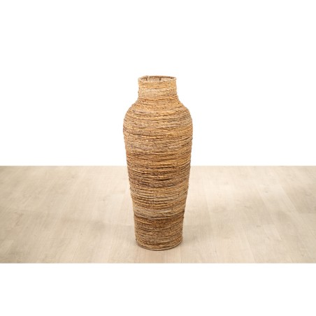 Vaso da pavimento Alexandra H. Fibra naturale 35 x 90 x 35 cm