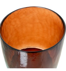 Vaso Alexandra H. Marrone Dorato Cristallo 41 x 39 x 27 cm