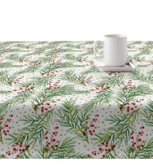 Tovaglia in resina Belum Merry Christmas Verde 250 x 150 cm