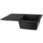 Lavello a Una Vasca Maidsinks 1D volcano 76 x 44 cm Nero