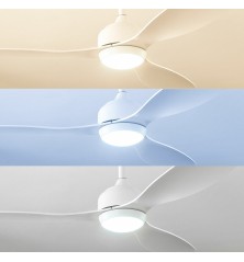 Ventilatore da Soffitto con Luce LED 36 W 52" Ø132 cm