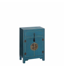 Comodino ORIENTE Azzurro Ferro DMF 45 x 26 x 69 cm