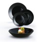 Set di Stoviglie Arcopal Nero 12 Pezzi