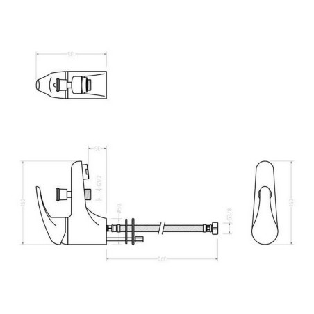 Rubinetto Monocomando Rousseau Metallo Ottone