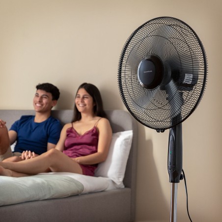 Ventilatore da Terra Airstreem Nero 45 W