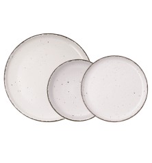 Set di Stoviglie Quid Duna Beige Ceramica 12 Pezzi