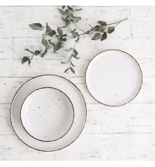 Set di Stoviglie Quid Duna Beige Ceramica 12 Pezzi