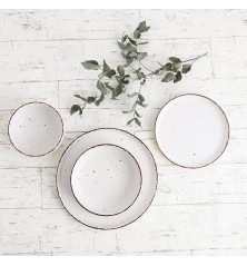 Set di Stoviglie Quid Duna Beige Ceramica 12 Pezzi