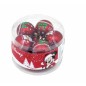 Palla di Natale Mickey Mouse 10 Unità Rosso (Ø 6 cm)