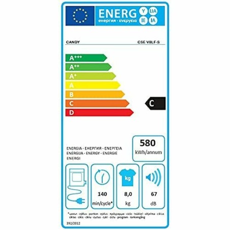 Asciugatrice a condensazione Candy 8 kg
