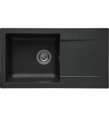 Lavello Stradour 78 x 43,5 cm Nero opaco