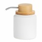 Dispenser di Sapone Andrea House ba22084 Poliresina Cenere Bianco 300 ml