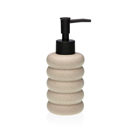 Dispenser di Sapone Versa Beige Ceramica Bambù