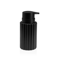 Dispenser di Sapone Versa Nero Ceramica Bambù