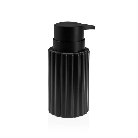 Dispenser di Sapone Versa Nero Ceramica Bambù