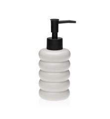 Dispenser di Sapone Versa Bianco Ceramica Bambù