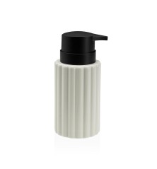 Dispenser di Sapone Versa Bianco Ceramica Bambù