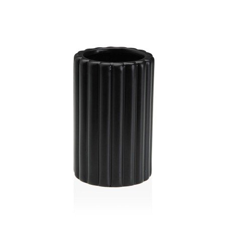 Portaspazzolini da Denti Versa Nero Ceramica