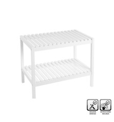 Scaffale da Bagno Bianco 64 x 37 x 53 cm