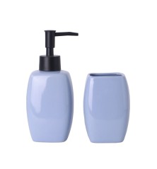 Set da Bagno Versa Azzurro Ceramica