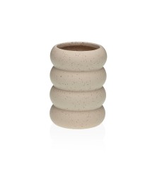 Portaspazzolini da Denti Versa Beige Ceramica