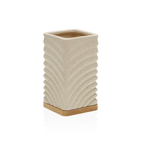 Portaspazzolini da Denti Versa Beige Ceramica