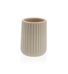 Portaspazzolini da Denti Versa Beige Ceramica