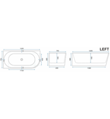 Vasca Bella 170 sinistra