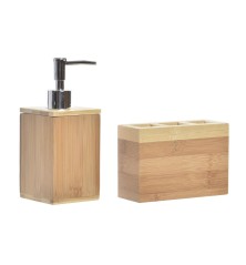 Set da Bagno DKD Home Bambù 13 x 5 x 9 cm