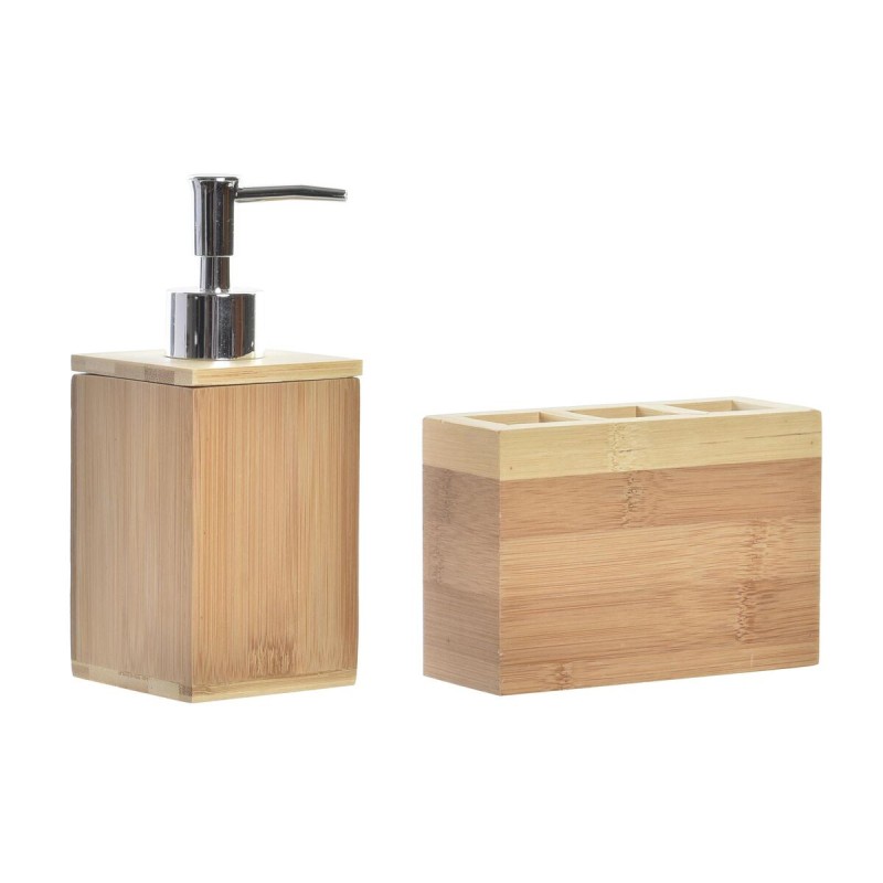 Set da Bagno DKD Home Bambù 13 x 5 x 9 cm