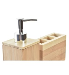 Set da Bagno DKD Home Bambù 13 x 5 x 9 cm