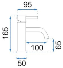 Rubinetto Long Lavabo basso