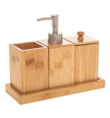 Set da Bagno Bambù (22 x 8.8 x 18 cm)