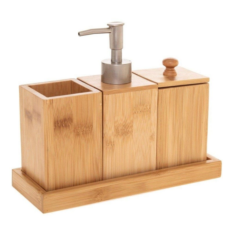 Set da Bagno Bambù (22 x 8.8 x 18 cm)