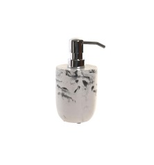 Dispenser di Sapone Nero Cemento Bianco