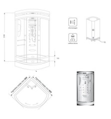 Cabina doccia idromassaggio